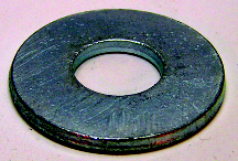 WASHER FLAT SAE ZINC PLATED #8 100/BX (BX) - Plated SAE